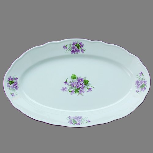 Misa oválna fialky 35 cm