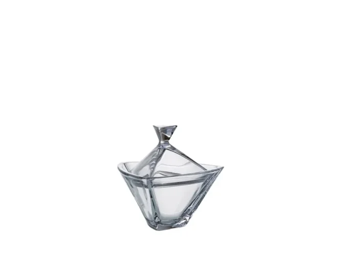 Dóza TRIANGEL 18 CM krištáľ