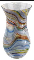 Váza 25 cm farebná