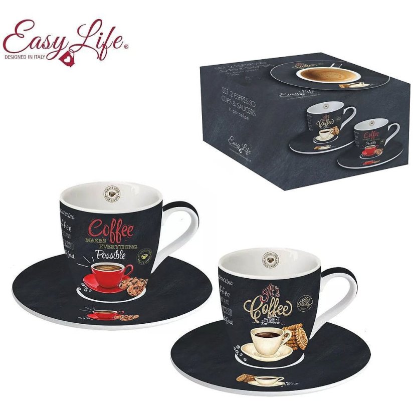 Duo šálky Its Coffe Time 90 ML