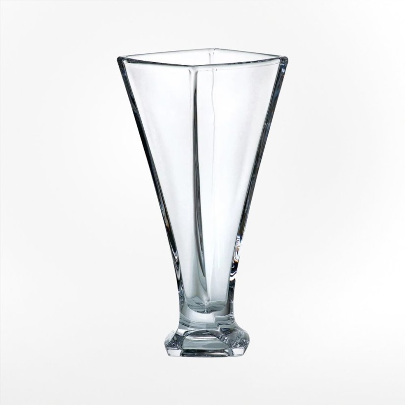 Váza QUADRO 28 CM krištáľ