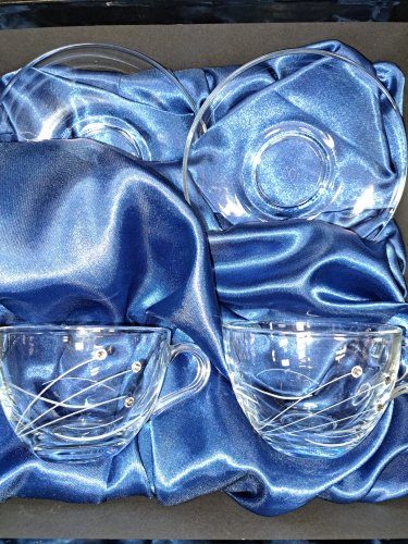 Duo šálky Swarovski 200 ML