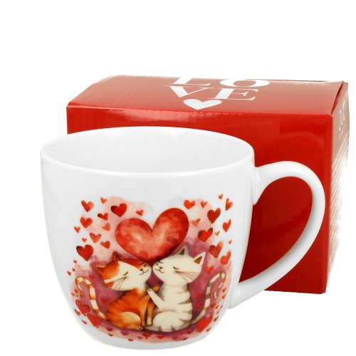 Hrnček zamilované mačky 460 ML