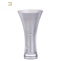 Váza Trumpet Silver 25 CM Swarovski