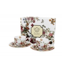 Duo šálky Vintage flowers 100 ML