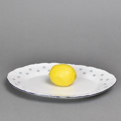 Misa oválna 36 cm Val.modrá