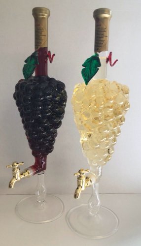 Ozdobná flaša čapovací strapec 0,5 L-červené